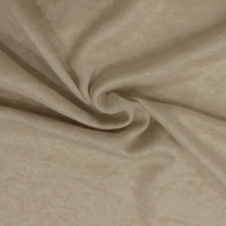 Caldo tessuto a maglia di colore beige  IL TESSUTAIO