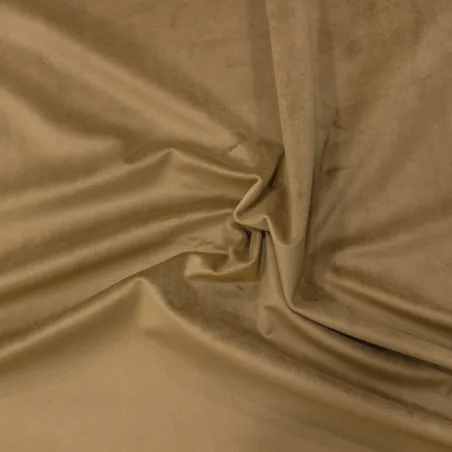 TESSUTO VELLUTO BEIGE - TESSUTI INVERNALI