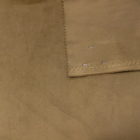 TESSUTO VELLUTO BEIGE - TESSUTI INVERNALI