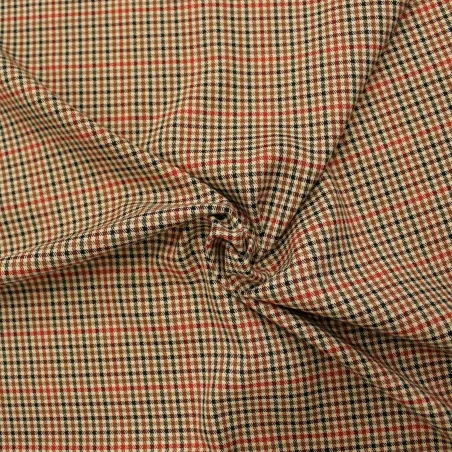 Tessuto Scozzese rosso nero | IL TESSUTAIO