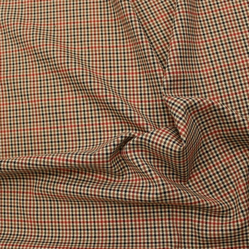 Tessuto Scozzese rosso nero | IL TESSUTAIO