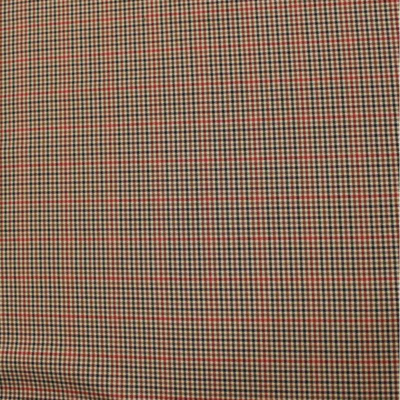 Tessuto Scozzese rosso nero | IL TESSUTAIO