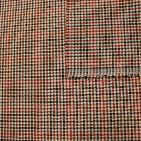 Tessuto Scozzese rosso nero | IL TESSUTAIO