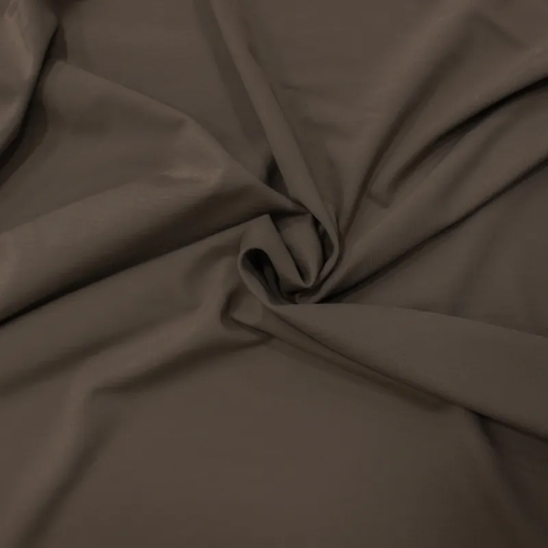 Tessuto in maglia elastica tortora  | ILTESSUTAIO