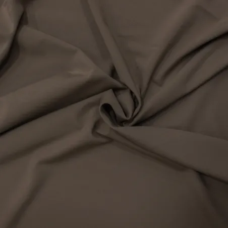 Tessuto in maglia elastica tortora  | ILTESSUTAIO