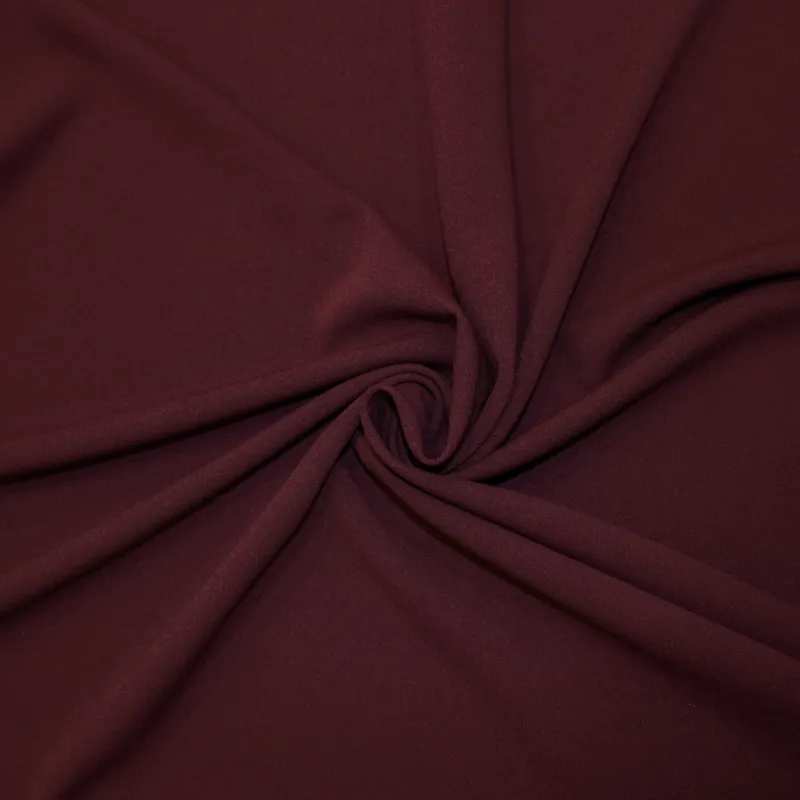 Tessuto Crepe invernale - bordeaux | IL TESSUTAIO