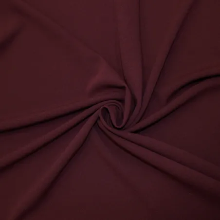 Tessuto Crepe invernale - bordeaux | IL TESSUTAIO