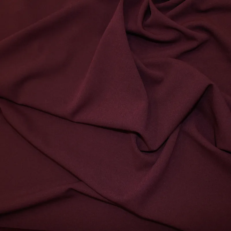 Tessuto Crepe invernale - bordeaux | IL TESSUTAIO