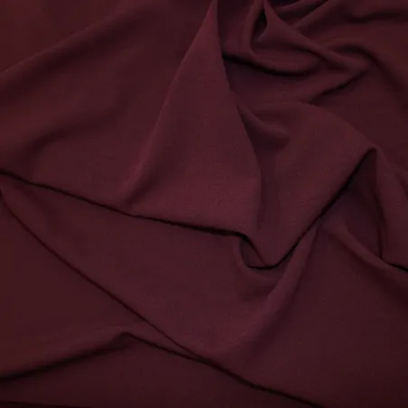 Tessuto Crepe invernale - bordeaux | IL TESSUTAIO
