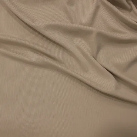 Tessuto in maglina elastica  di colore beige | ILTESSUTAIO