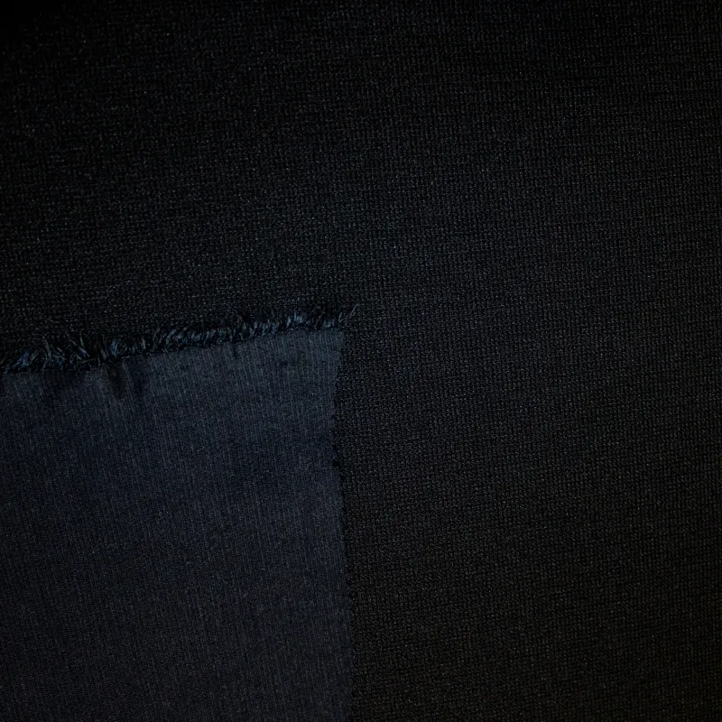 Tessuto punto milano nido d’ape blu  | Abbigliamento uomo|IL TESSUTAIO