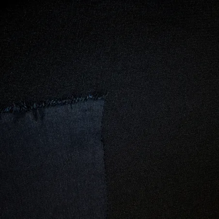 Tessuto punto milano nido d’ape blu  | Abbigliamento uomo|IL TESSUTAIO