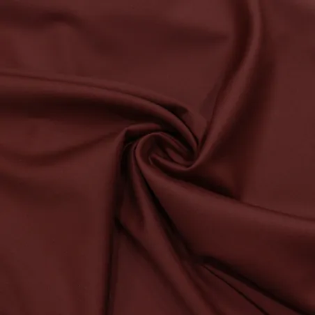 Fresco lana satin bordeaux  | Tessuti italiani | IL TESSUTAIO
