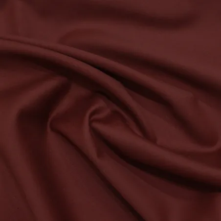 Fresco lana satin bordeaux  | Tessuti italiani | IL TESSUTAIO