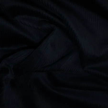 Velluto di cotone  a Coste - Blu Scuro | ILTESSUTAIO