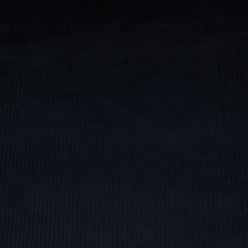 Velluto di cotone  a Coste - Blu Scuro | ILTESSUTAIO