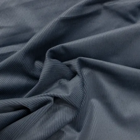 Velluto di cotone  a Coste colore carta da zucchero | IL TESSUTAIO