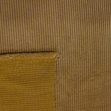 Velluto a coste per abbigliamento colore cammello | IL TESSUTAIO