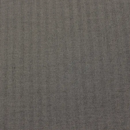 Tessuto poliviscosa spigato grigio   | IL TESSUTAIO