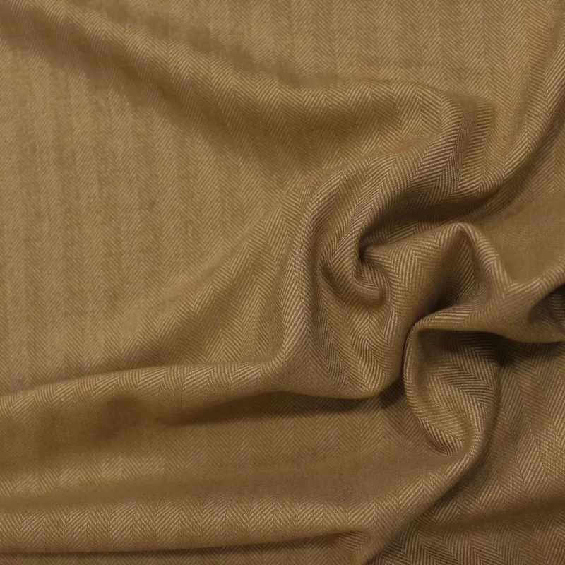 Tessuto poliviscosa spigato grigio   | IL TESSUTAIO