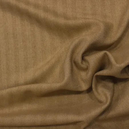 Tessuto poliviscosa spigato grigio   | IL TESSUTAIO