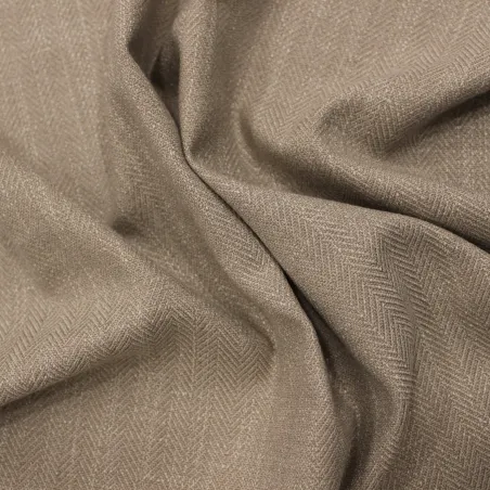 Tessuto spigato tortora   | Tessuti per abbigliamento |IL TESSUTAIO