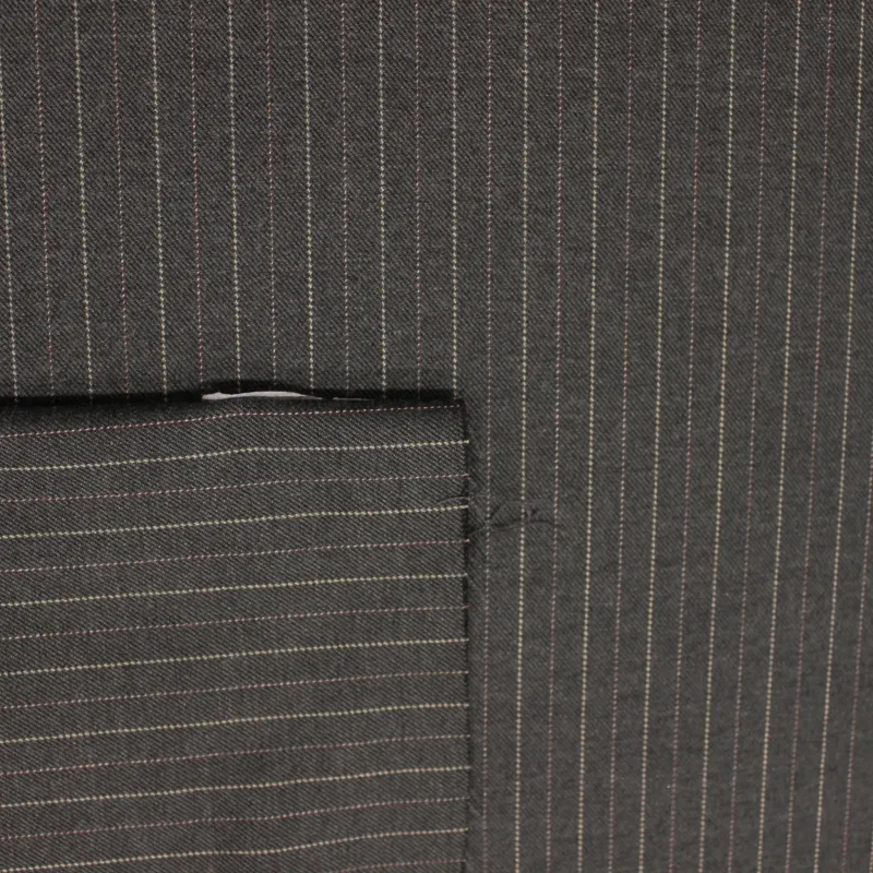 Tessuto gessato grigio - abbigliamento uomo e donna  | IL TESSUTAIO