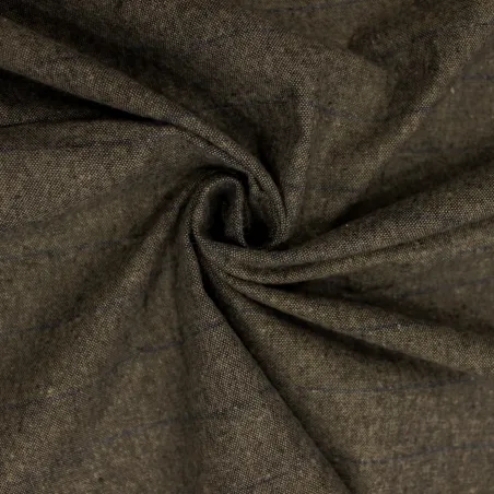 Cotone gessato da uomo  | il tessutaio