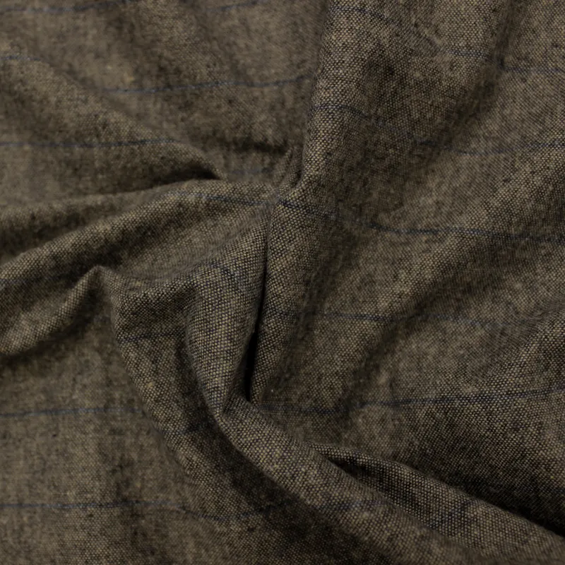 Cotone gessato da uomo  | il tessutaio