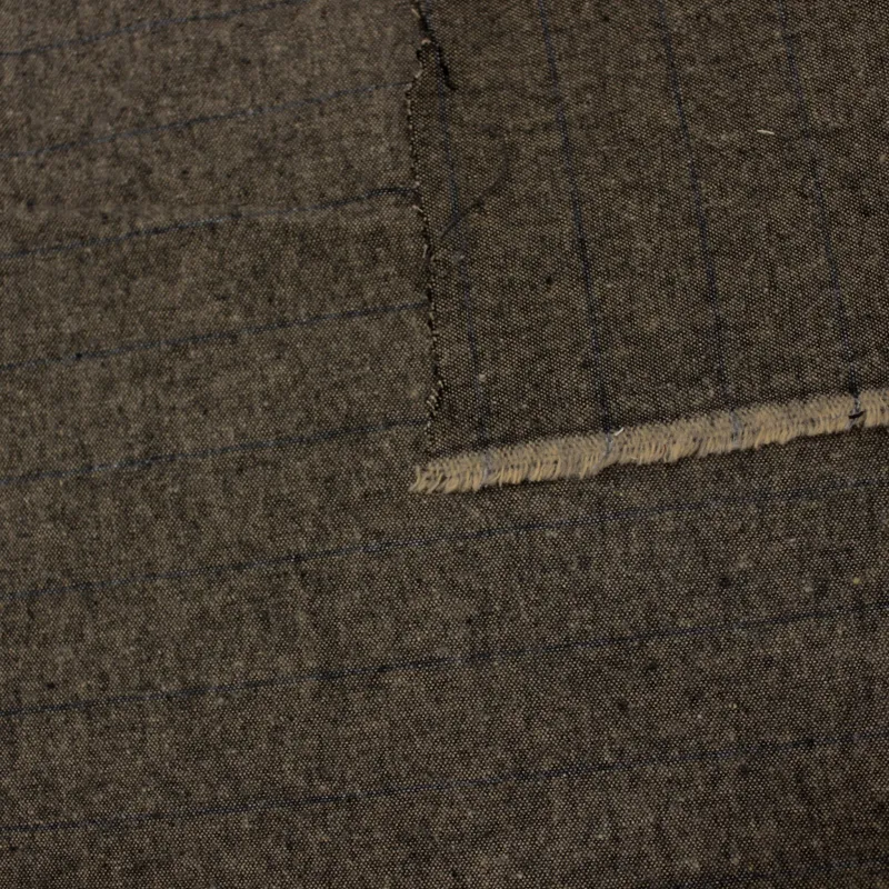 Cotone gessato da uomo  | il tessutaio