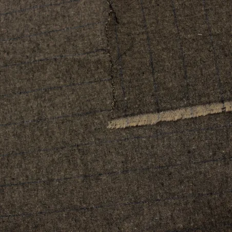 Cotone gessato da uomo  | il tessutaio