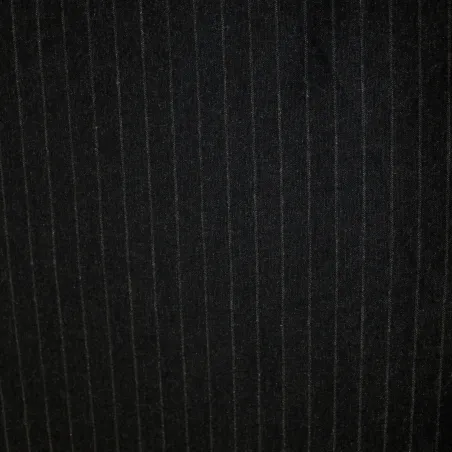 Cotone gessato invernale antracite | il tessutaio