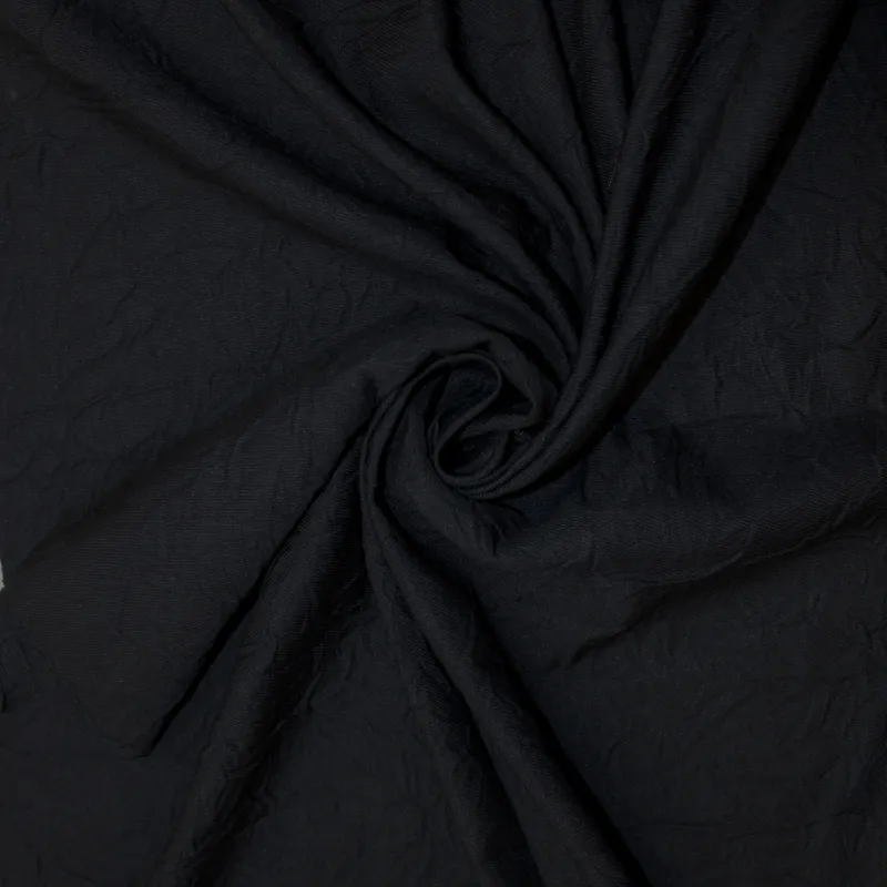 Tessuto poliviscosa grinzato blu  | tessuto per pantaloni e giacca