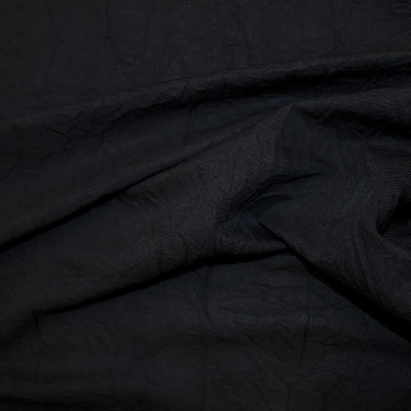 Tessuto poliviscosa grinzato blu  | tessuto per pantaloni e giacca