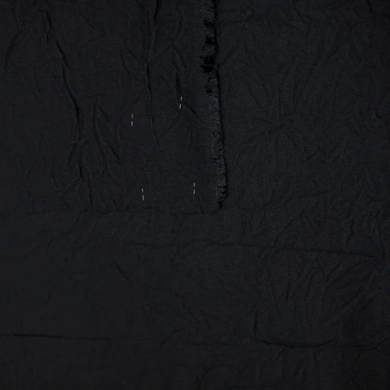 Tessuto poliviscosa grinzato blu  | tessuto per pantaloni e giacca