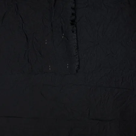 Tessuto poliviscosa grinzato blu  | tessuto per pantaloni e giacca