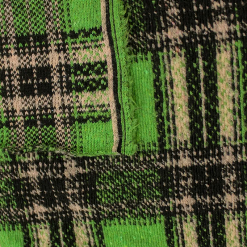 Tessuto scozzese cappotto lana verde - il tessutaio