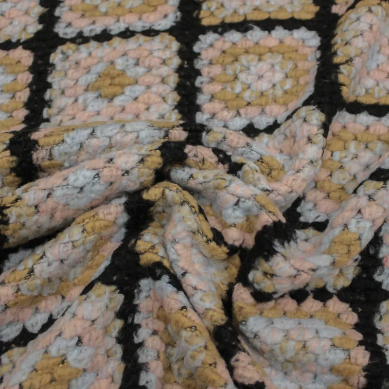 Tessuto scozzese deadstock in misto lana per cappe e cappotti bambini