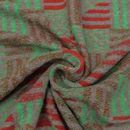 Tessuto deadstock in misto lana per cappe e cappotti