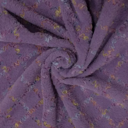 Ecopelliccia  glicine per bambine | IL TESSUTAIO