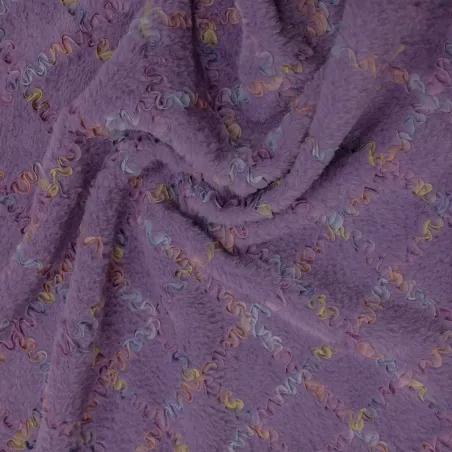 Ecopelliccia  glicine per bambine | IL TESSUTAIO