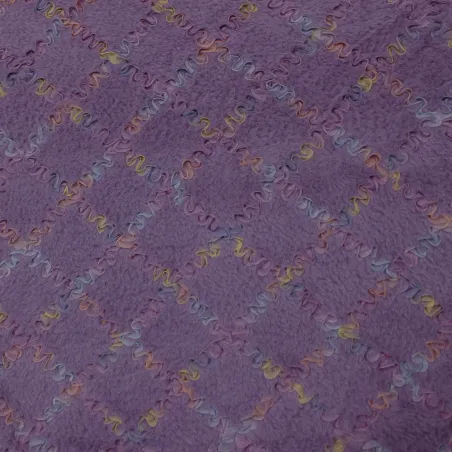 Ecopelliccia  glicine per bambine | IL TESSUTAIO