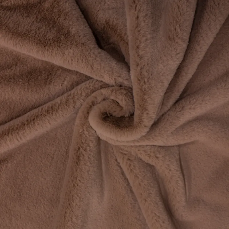 Ecopelliccia rosa antico | IL TESSUTAIO