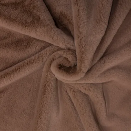 Ecopelliccia rosa antico | IL TESSUTAIO