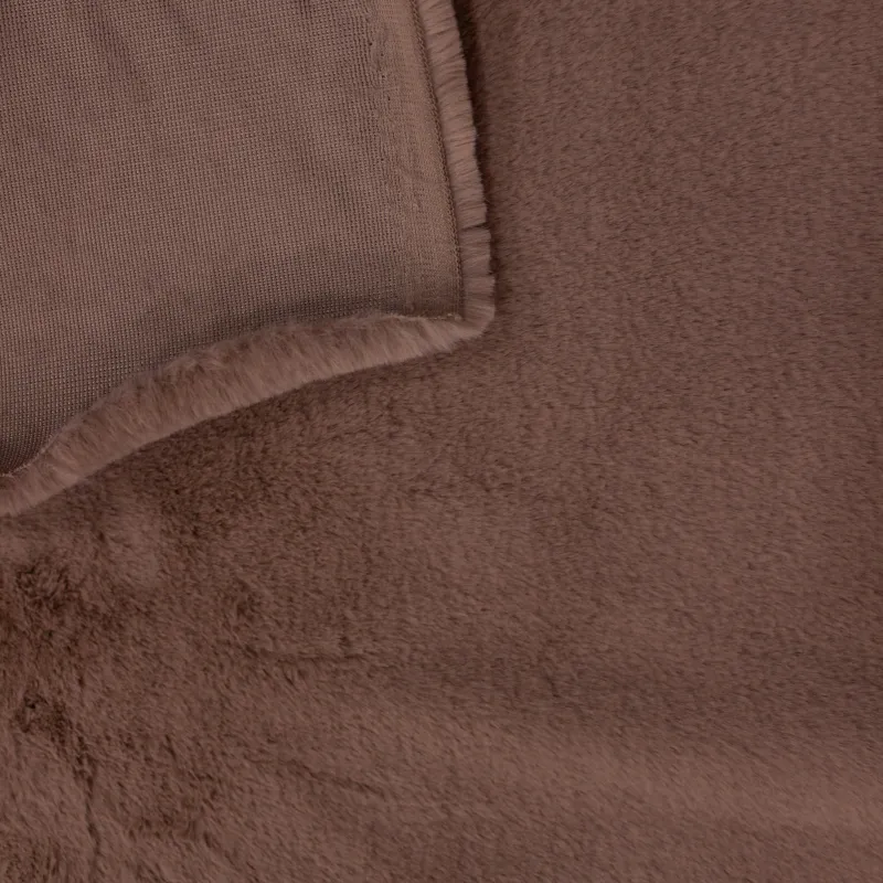 Ecopelliccia rosa antico | IL TESSUTAIO