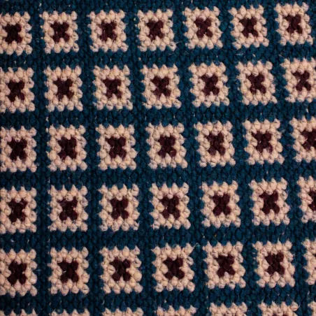 Tessuto misto lana per cappe e cappotti color petrolio | tessuti deadstock