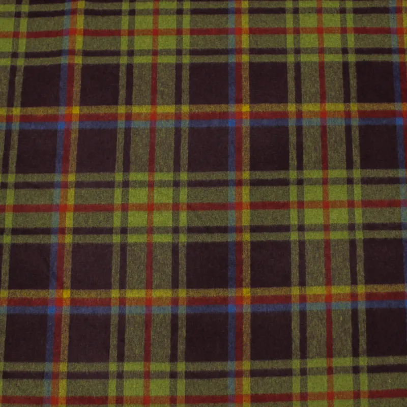 Tessuto deadstock in misto lana per cappotti multicolor | tessuti unisex