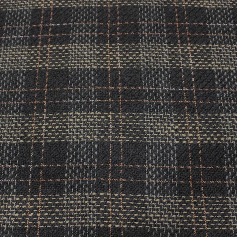 Originale tessuto chanel in misto lana grigio per caldi cappotti donna