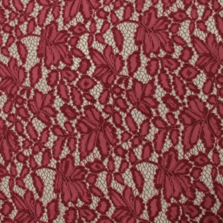 Pizzo in ciniglia fucsia abbigliamento donna | IL TESSUTAIO