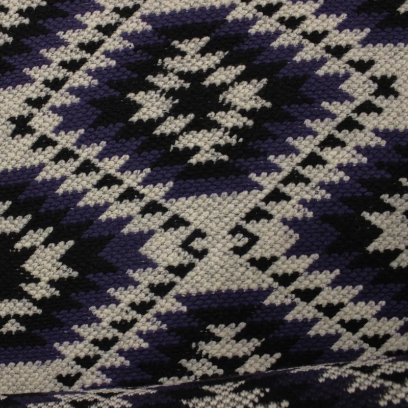 Cappotto uncinetto viola e nero per donna e bambini| tessuti deadstock